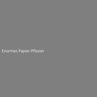 Enormes Papier-Pflaster