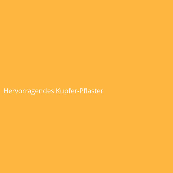 Hervorragendes Kupfer-Pflaster