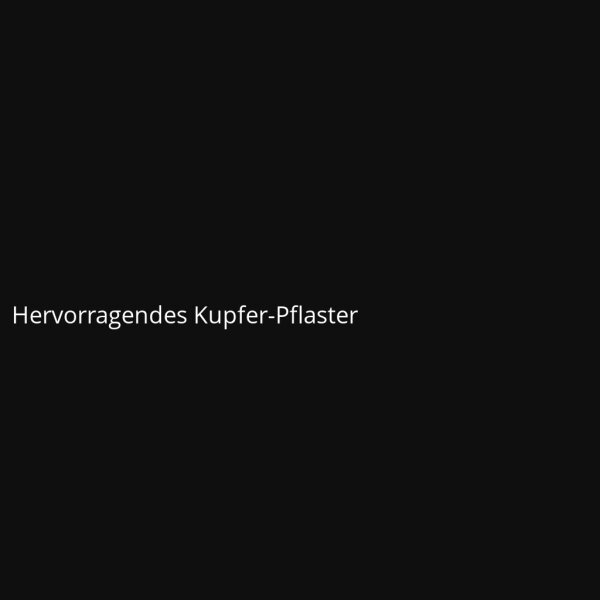 Hervorragendes Kupfer-Pflaster