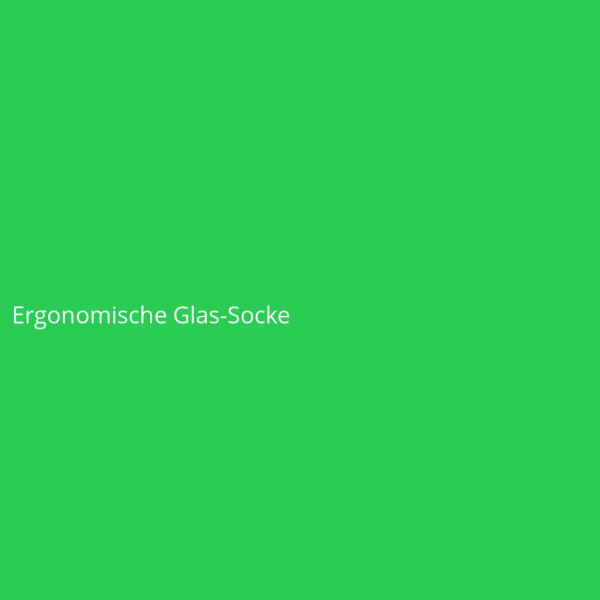 Ergonomische Glas-Socke