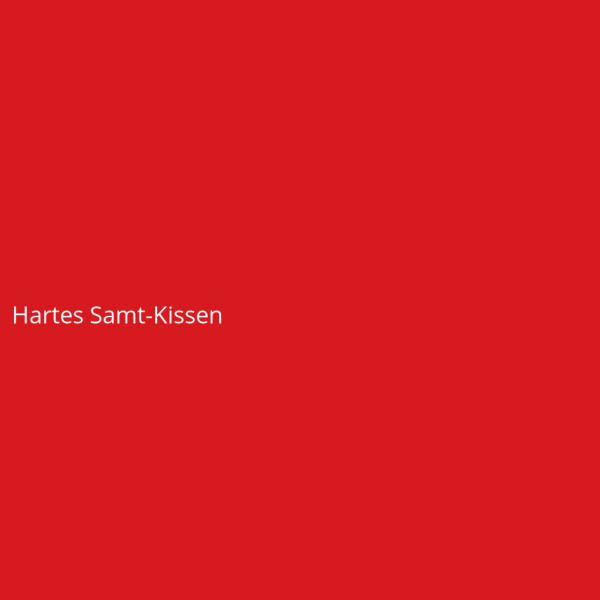 Hartes Samt-Kissen