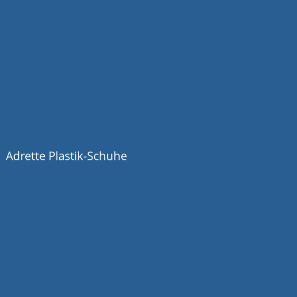 Adrette Plastik-Schuhe