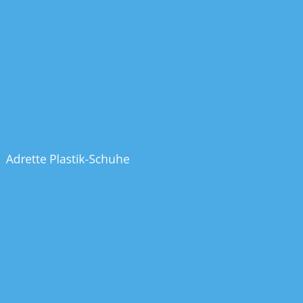 Adrette Plastik-Schuhe