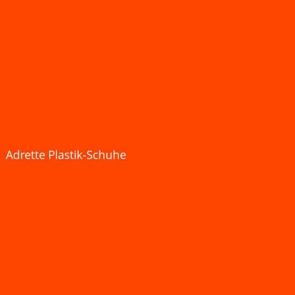 Adrette Plastik-Schuhe