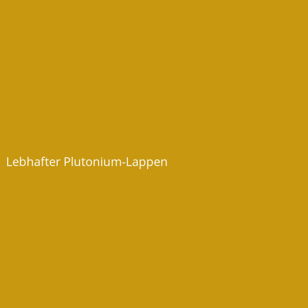 Lebhafter Plutonium-Lappen