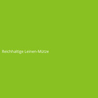 Reichhaltige Leinen-Mütze