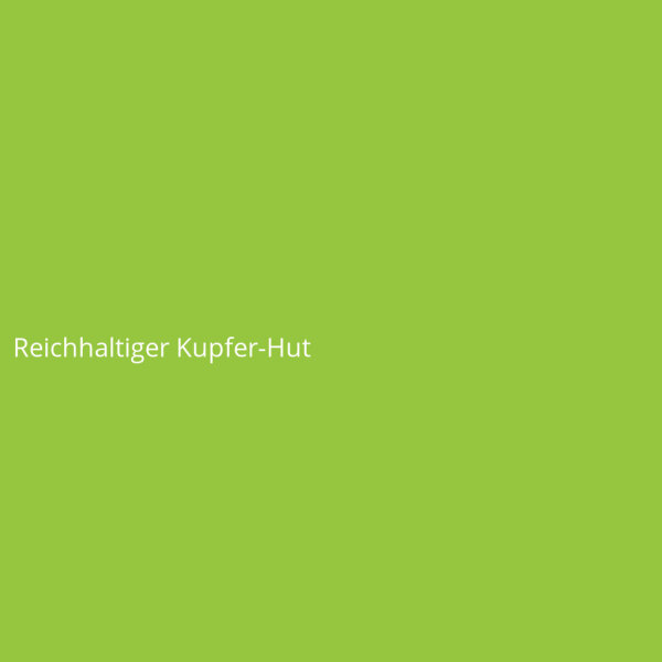 Reichhaltiger Kupfer-Hut