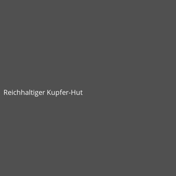 Reichhaltiger Kupfer-Hut